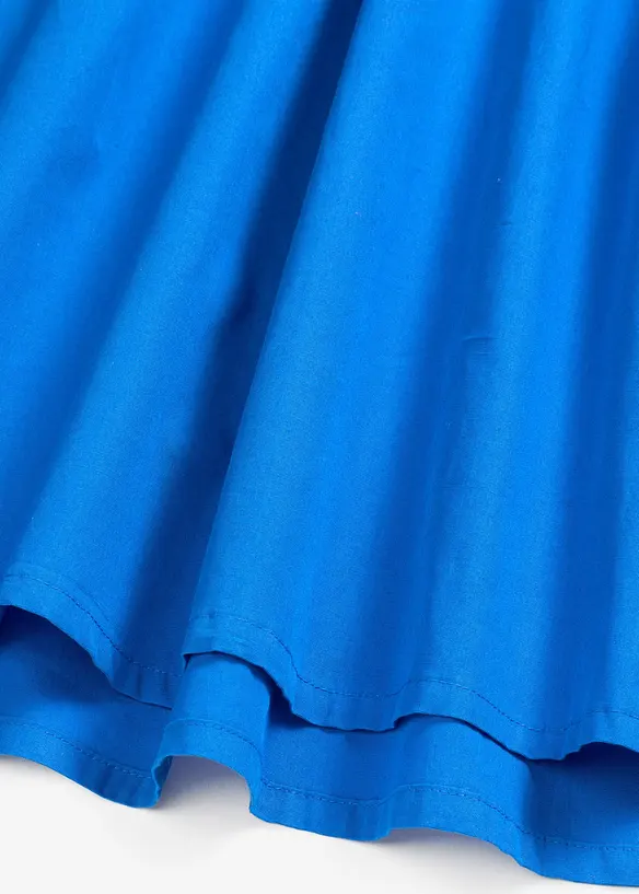 Jerseykjole i materialmiks, bonprix