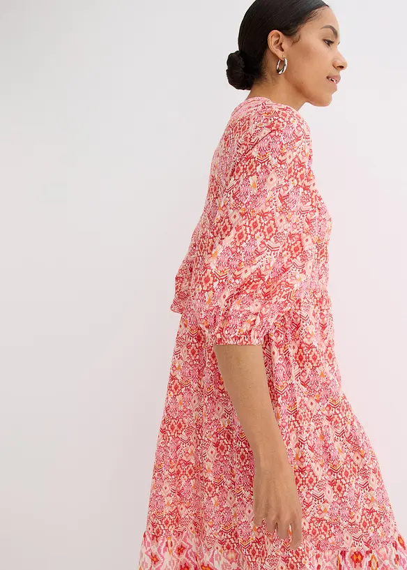 Midikjole av lett bomull, bonprix