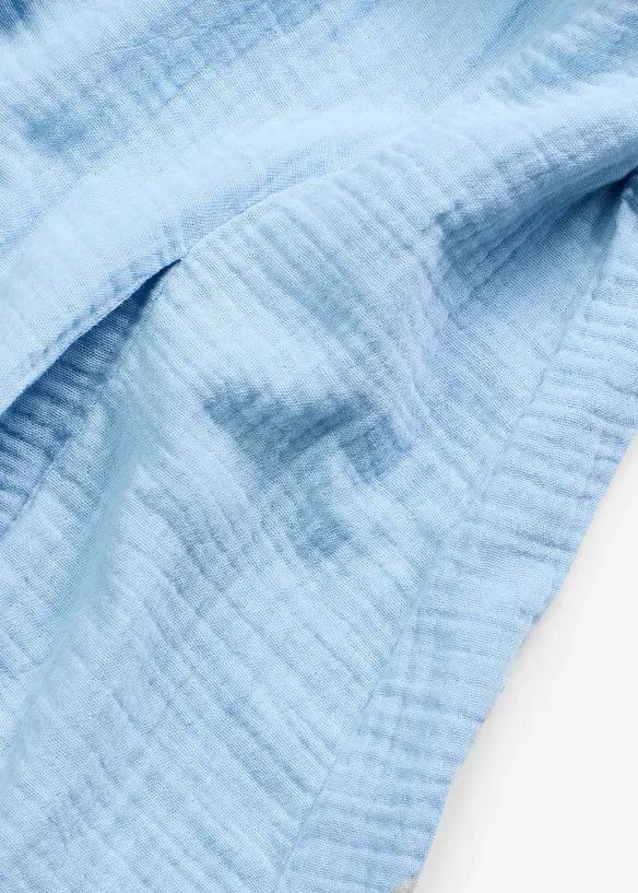 Kort kjole av musselin, bonprix