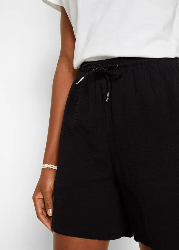 Shorts i musselin, bonprix