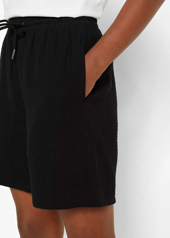 Shorts i musselin, bonprix