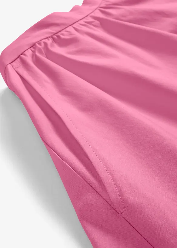 Midiskj&oslash;rt i elastisk bomullsmiks, bonprix