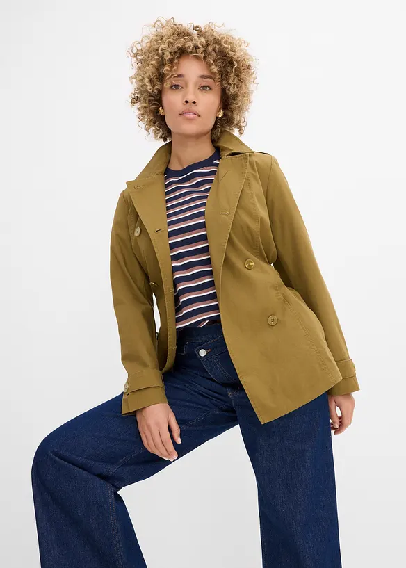 Kort trenchcoat, bonprix