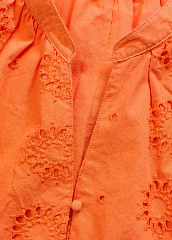 Skjortekjole i ren &oslash;kologisk bomull, bonprix