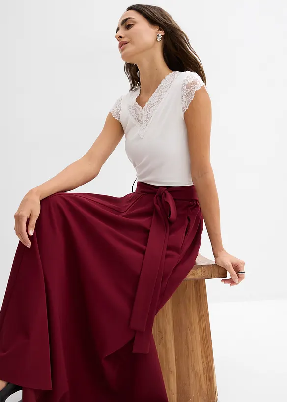 Maxiskj&oslash;rt i viskosemiks, bonprix