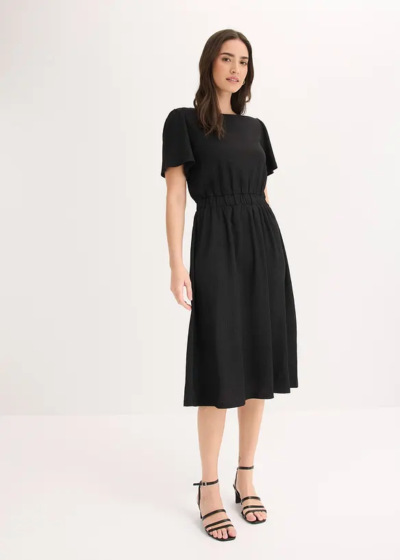 Utsvingt jerseykjole, bonprix