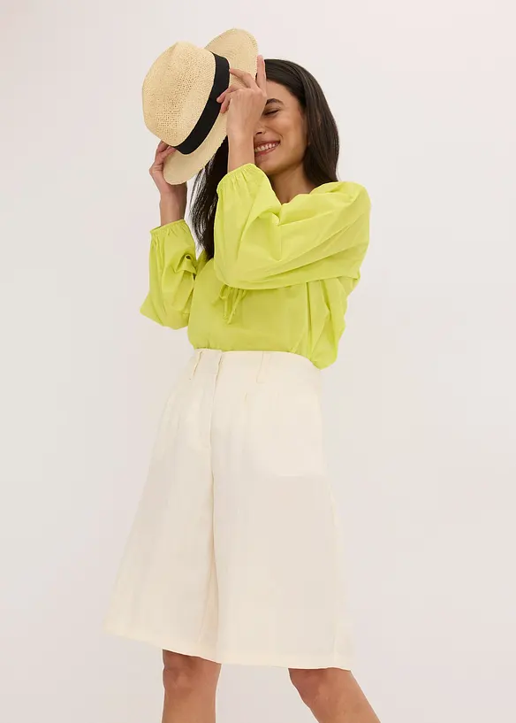 Bermudashorts i myk viskosemiks, bonprix