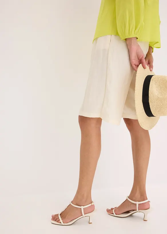 Bermudashorts i myk viskosemiks, bonprix