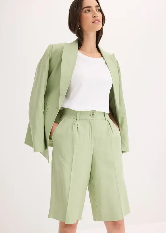 Bermudashorts i linmiks, bonprix