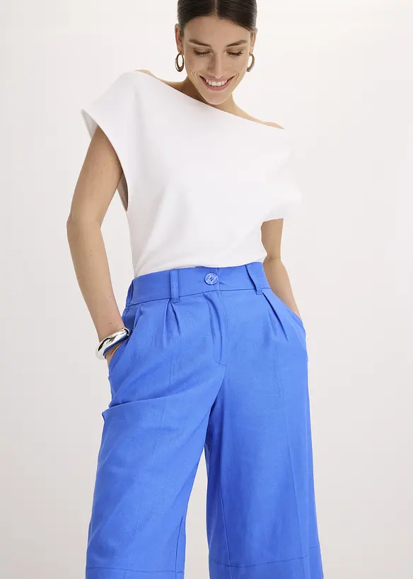Bermudashorts i linmiks, bonprix