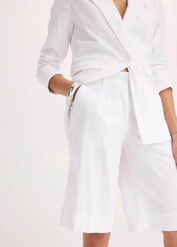 Bermudashorts i linmiks, bonprix