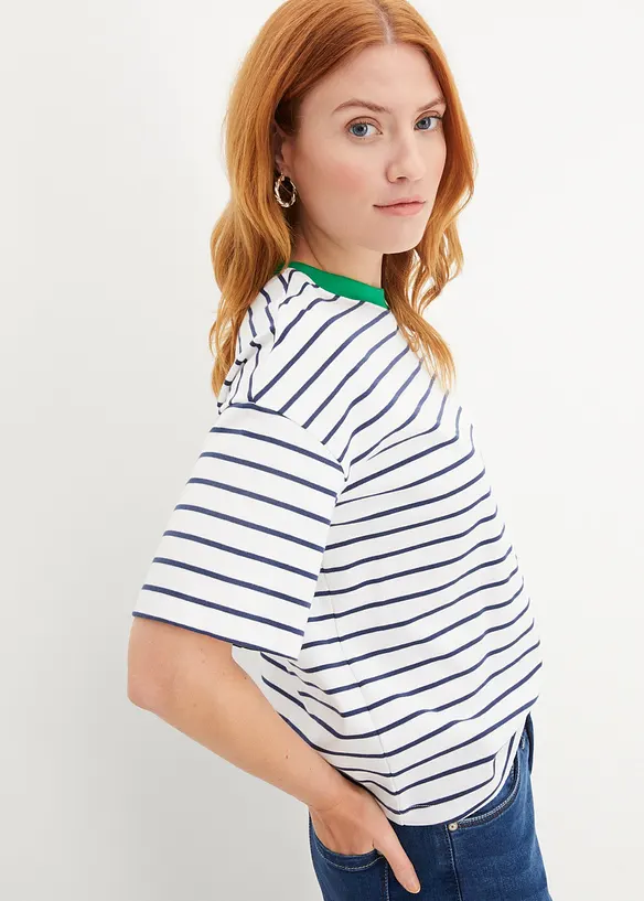 T-skjorte i 100% &oslash;kologisk bomull, bonprix