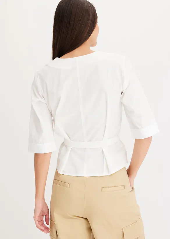 Bluse i 100% bomull, bonprix