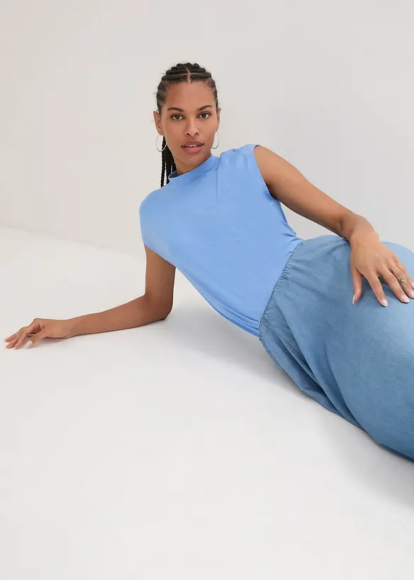 T-skjorte i myk viskose, bonprix