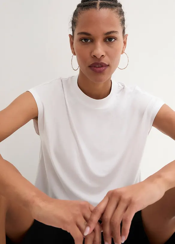 T-skjorte i myk viskose, bonprix