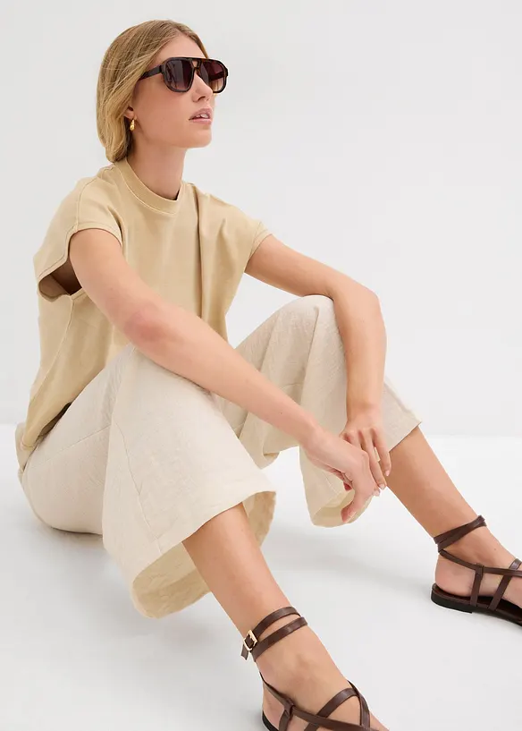 T-skjorte i 100% &oslash;kologisk bomull, bonprix