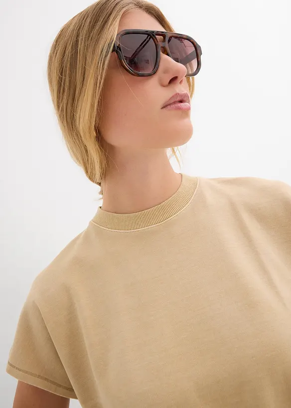 T-skjorte i 100% &oslash;kologisk bomull, bonprix