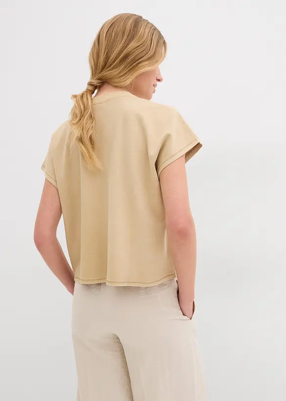 T-skjorte i 100% &oslash;kologisk bomull, bonprix