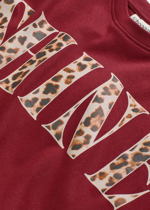 Kort T-skjorte i 100% &oslash;kologisk bomull, bonprix