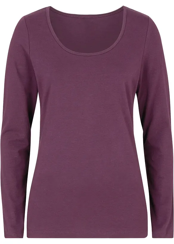 Figurn&aelig;r, langermet topp, bonprix