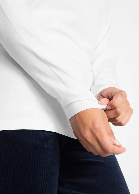 Figurn&aelig;r, langermet topp, bonprix