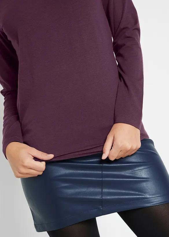 Figurn&aelig;r, langermet topp, bonprix