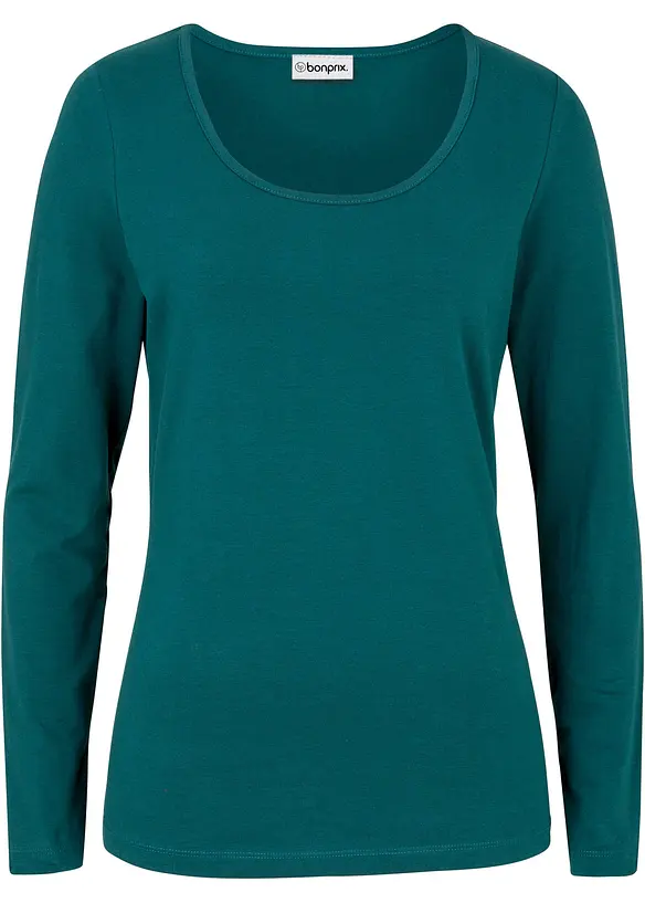 Figurn&aelig;r, langermet topp, bonprix