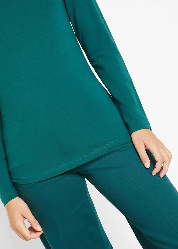 Figurn&aelig;r, langermet topp, bonprix