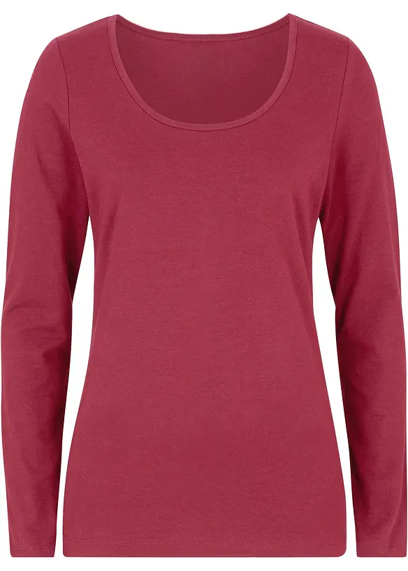 Figurn&aelig;r, langermet topp, bonprix