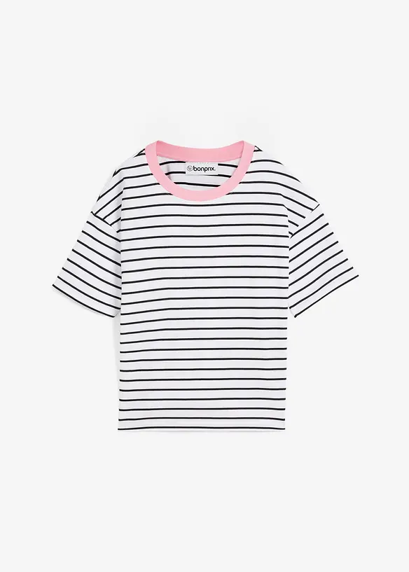 Oversized T-skjorte i 100% &oslash;kologisk bomull, bonprix