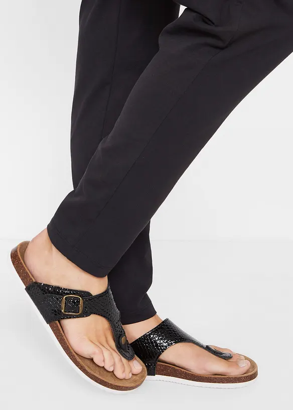 Jerseybukse i bomullsmiks, bonprix