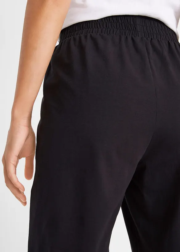 Jerseybukse i bomullsmiks, bonprix