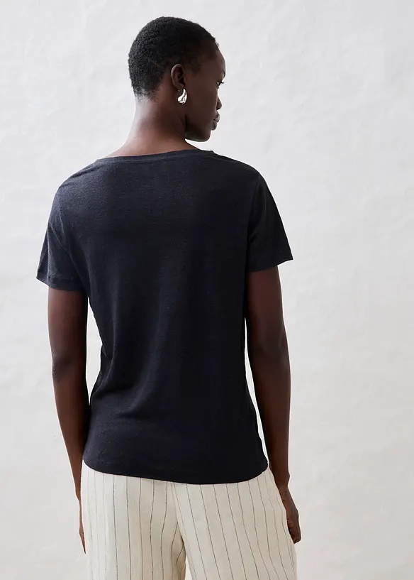 T-skjorte i 100% lin, bonprix