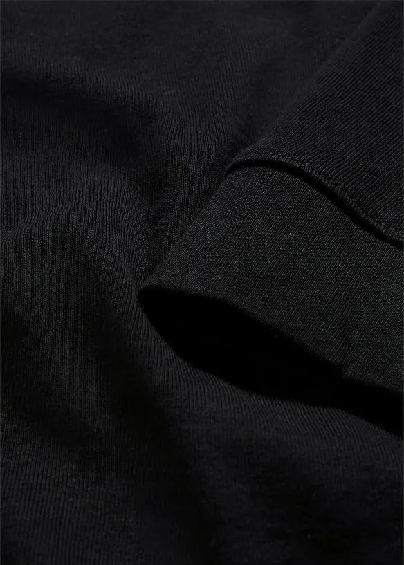 Langermet topp i 100% &oslash;kologisk bomull, bonprix