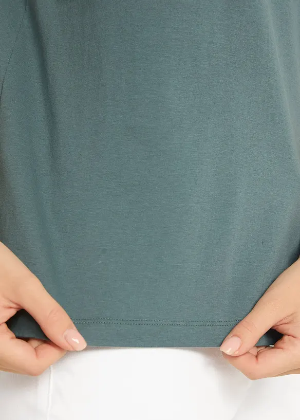 Topp med dekorativ utringning, bonprix