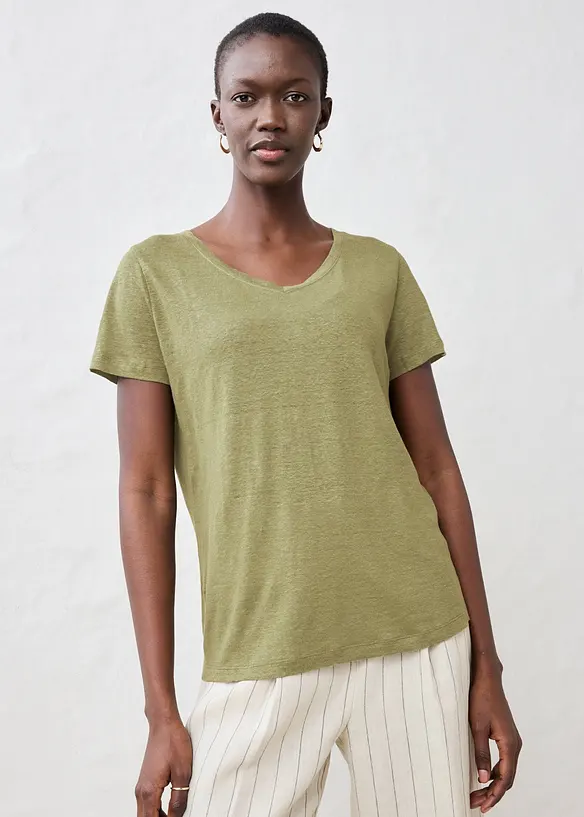 T-skjorte i 100% lin, bonprix