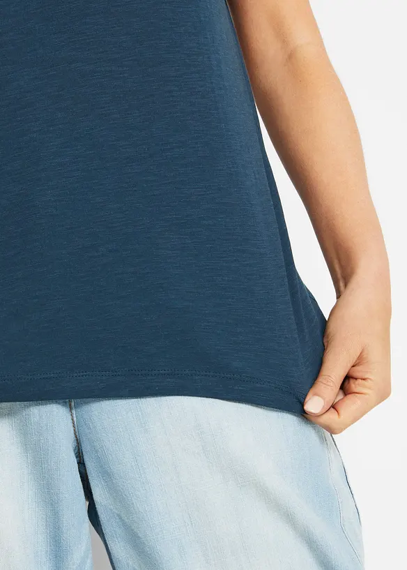 Topp i boxy-modell, kortermet, bonprix