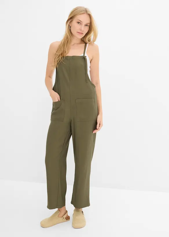 Jumpsuit i myk viskose, bonprix