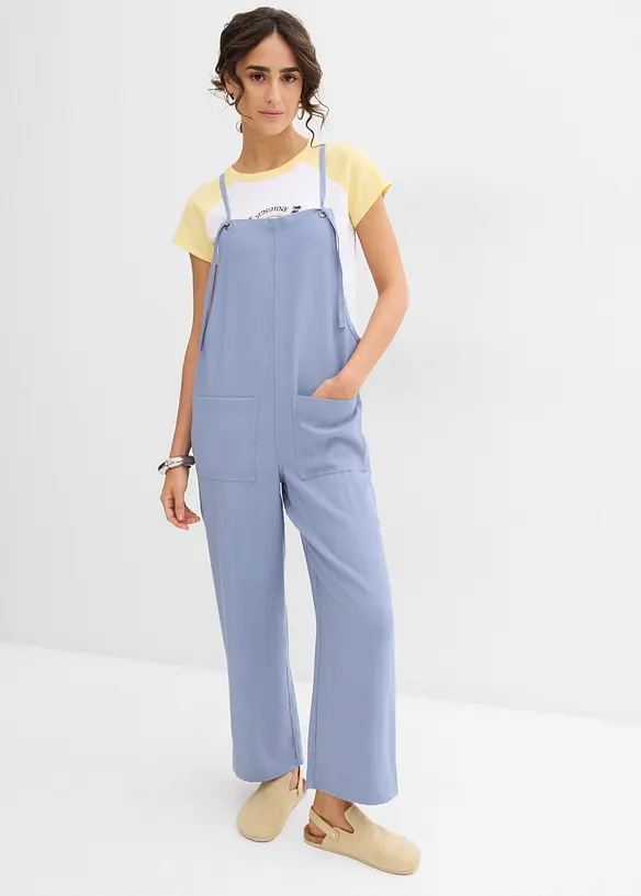 Jumpsuit i myk viskose, bonprix