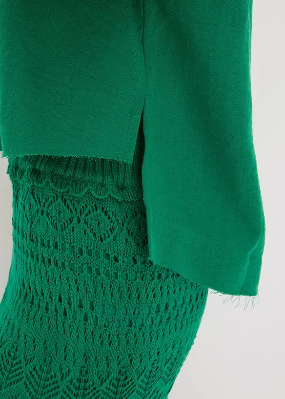 Oversized skjorte, bonprix