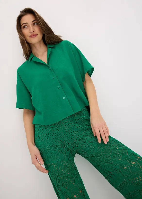 Oversized skjorte, bonprix