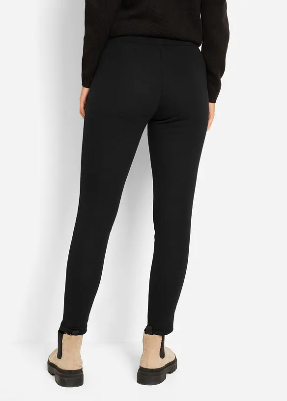 Varme leggings med pilef&ocirc;r, bonprix