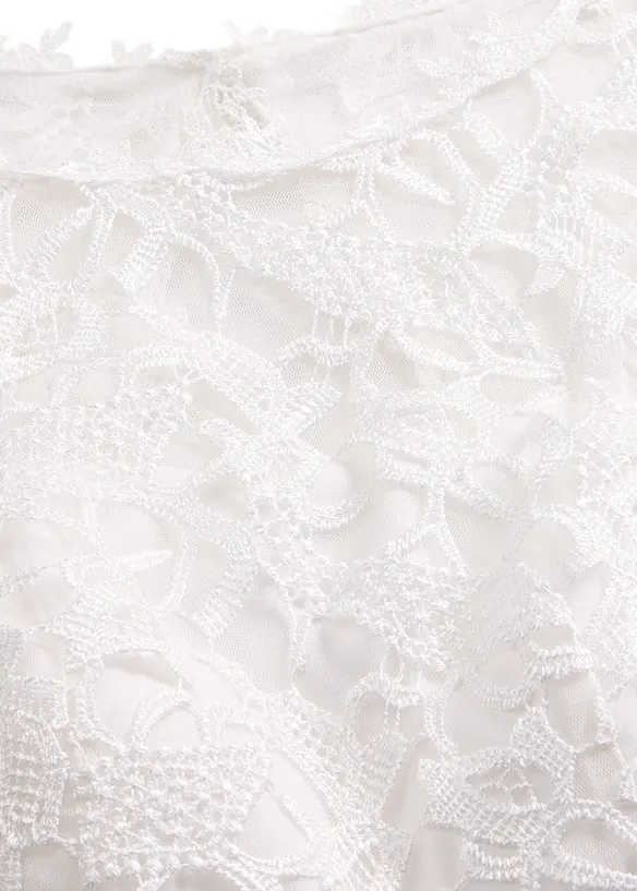 Selskapskjole med blonder, bonprix