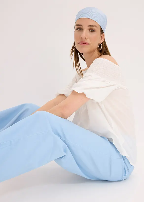 Culottes i elastisk bomullsmiks, bonprix