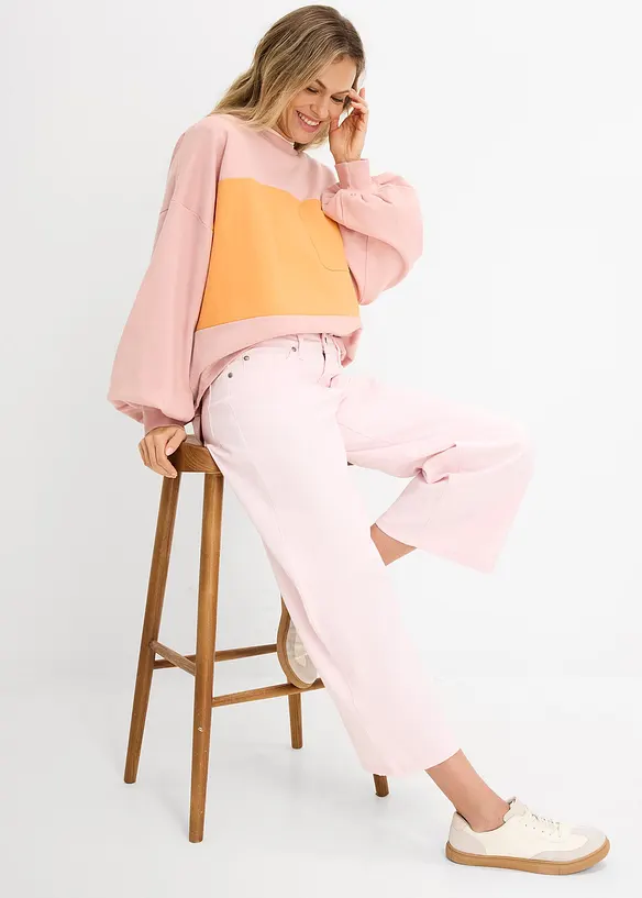 Culottes i elastisk bomullsmiks, bonprix