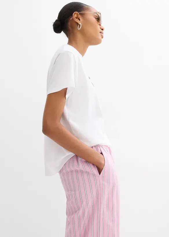 T-skjorte i 100% &oslash;kologisk bomull med trykk, bonprix