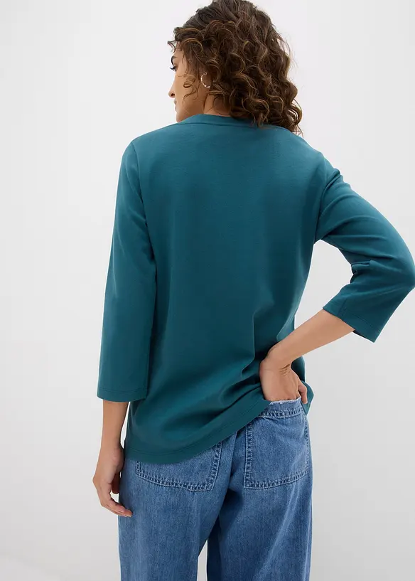 Topp i formstabil, 100% &oslash;kologisk bomull, bonprix