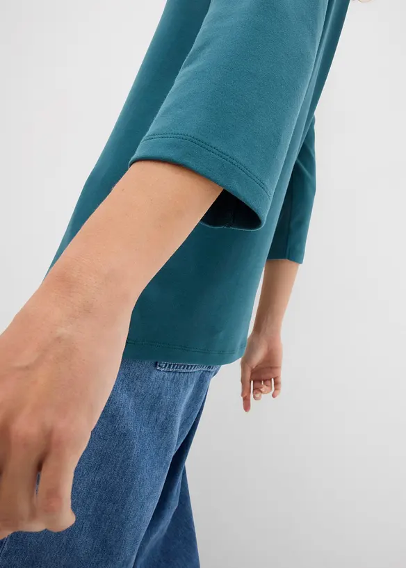 Topp i formstabil, 100% &oslash;kologisk bomull, bonprix