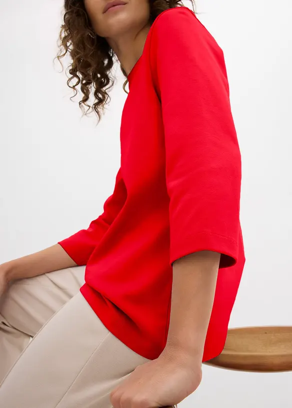 Topp i formstabil, 100% &oslash;kologisk bomull, bonprix