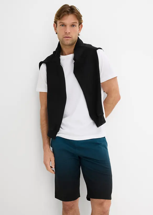 Trikot-bermudashorts med fargegradering, bonprix